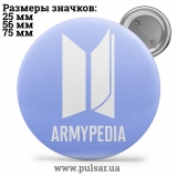 Значок BTS logo (БТС логотип) tape 34