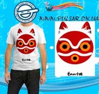 Футболка в стилі аніме "Mask of Mononoke"