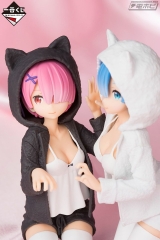 Оригинальная аниме фигурка &laquo;Ichiban Kuji Re:Zero kara Hajimeru Isekai Seikatsu - Itsu demo Anata to Isshodayo: Rem & Ram Nyanko Mode Last One Ver.&raquo;
