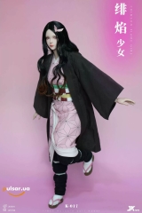Шарнирная кукла &laquo;1/6 Scale Crimson flame Girl Nezuko Cosplay Version-Demon Slayer-JKtoys Studio&raquo;