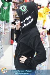 Косплей Худи в стиле Gumi Matryoshka  (Vocaloid) Black (Pulsar)