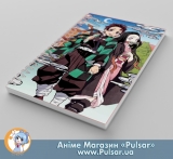 Скетчбук (sketchbook) на пружині 80 аркушів «Demon Slayer: Kimetsu no Yaiba» tape 6