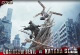 Оригинальная аниме фигурка &laquo;0715 Studio - Denji vs Devil of the Knife Chainsaw Man&raquo;
