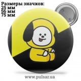 Значок BTS BT21 tape 24