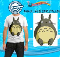 Футболка в стиле аниме "Big Totoro"