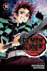 Манга на английском языке «Demon Slayer: Kimetsu no Yaiba, Vol. 10»