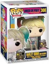 Вінілова фігурка Funko Pop! Heroes: Birds of Prey - Harley Quinn with Beaver