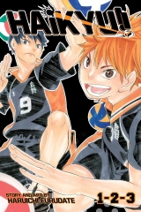 Манга на английском языке &laquo;Haikyu!! (3-in-1 Edition), Vol. 1: Includes vols. 1, 2 & 3&raquo;