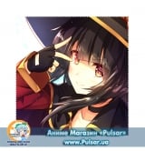 Салфетка микрофибровая Богиня благословляет этот прекрасный мир (Konosuba) для очков и телефонов, вариант 1