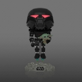 Виниловая фигурка &laquo;POP Funko Star Wars: The Mandalorian Dark Trooper with Grogu&raquo;
