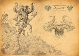 Официальный скетчбук Diablo III: Hardcover Blank Sketchbook (Insights Deluxe Sketchbooks)