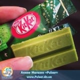 Шоколадный батончик "Kitkat" со вкусом Зеленого чая "Green tea" (Япония) - УПАКОВКА