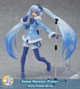 Оригинальная аниме фигурка Figma Snow Miku : Fluffy Coat Ver. (GSC online shop exclusive)