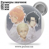 Значок Обещанный Неверленд (The Promised Neverland) tape 48