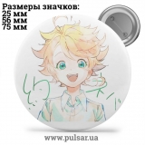 Значок Обещанный Неверленд (The Promised Neverland) tape 63
