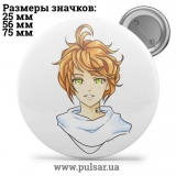 Значок Обещанный Неверленд (The Promised Neverland) tape 74