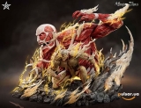 Оригинальная аниме фигурка &laquo;Colossal Titan and Armored Titan with LED-Attack on Titan-Jiang Xing Studio&raquo;