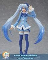 Оригинальная аниме фигурка Figma Snow Miku : Fluffy Coat Ver. (GSC online shop exclusive)