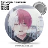 Значок Моя геройська академія (Boku no Hero Academia, My Hero Academia) tape 02