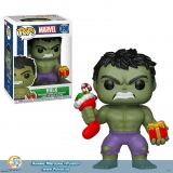 Виниловая фигурка Pop Marvel: Holiday - Hulk (w/ Stocking & Plush)