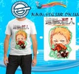 Футболка по аниме сериалу "Shingeki no Kyojin" ("Вторжение Гигантов") модель Chibi 1