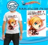Футболка по аниме сериалу "Shingeki no Kyojin" ("Вторжение Гигантов") модель Annie Leonhardt