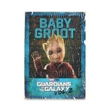 Деревянный постер «Baby Groot in frame»