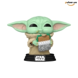 Виниловая фигурка  &laquo;Funko POP! &bull; &bull; Star Wars ◉ Grogu with Food № 841&raquo;