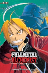 Манга на английском языке «Fullmetal Alchemist, Vol. 1-3 (Fullmetal Alchemist 3-in-1)»
