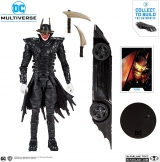 Оригинальная sci-fi фигурка McFarlane Toys DC Multiverse Batman Who Laughs Action Figure with Build-A Rebirth Batmobile (Piece 3)