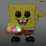 Виниловая фигурка &laquo;Funko POP! &bull; Books-A-Million Exclusive &bull; Nickelodeon ◉ SpongeBob with Pretty Patties (Glow) № 2312&raquo;