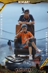 Оригинальная аниме фигурка &laquo;HIKARI Studio - Haikyu!! Yu Nishinoya & Asahi Azumane&raquo;