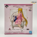Оригинальная аниме фигурка &laquo;Sailor Moon Cosmos Ichibansho Usagi & Luna (Antique Style) Figure&raquo;