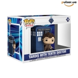 Вінілова фігурка &laquo;Funko POP! &bull; Rides Deluxe &bull; Doctor Who ◉ Tardis with Tenth Doctor №318&raquo;