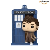 Виниловая фигурка &laquo;Funko POP! &bull; Rides Deluxe &bull; Doctor Who ◉ Tardis with Tenth Doctor №318&raquo;