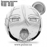 Значок Ahegao (Ахегао) tape 22