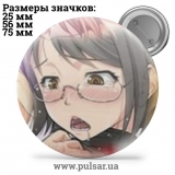 Значок Ahegao (Ахегао) tape 40