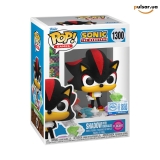 Виниловая фигурка &laquo;Funko POP! &bull; Hot Topic exclusive &bull; &bull; Sonic The Hedgehog ◉ Shadow with Emeralds (Flocked) №1300&raquo;