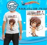 Футболка з аніме серіалу "Shingeki no Kyojin" ("Вторгнення Гігантів") модель Chibi Titan