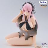 Оригинальная аниме фигурка &laquo;FURYU - SUPER SONICO Noodle Stopper Figure Swimsuit Black Color ver.&raquo;