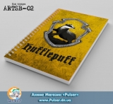 Скетчбук ( sketchbook) на пружине 80  листов Harry Potter - Hufflepuff