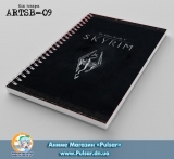 Скетчбук ( sketchbook) на пружине 80 листов Skyrim