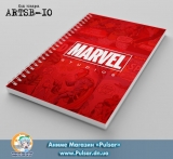 Скетчбук ( sketchbook) на пружине 80 листов Marvel