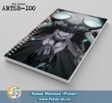 Скетчбук ( sketchbook) на пружине 80 листов Kantai Collection tape 2