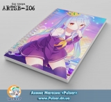 Скетчбук ( sketchbook) на пружине 80 листов No Game No Life