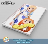 Скетчбук ( sketchbook) на пружине 80 листов Himouto! Umaru-chan tape 2
