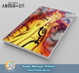 Скетчбук ( sketchbook) на пружине 80 листов Naruto tape 2