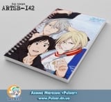 Скетчбук ( sketchbook) на пружине 80 листовYuri on Ice | Юрий на льду - tape 2