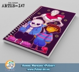 Скетчбук ( sketchbook) на пружині 80 аркушів Undertale - 08