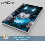 Скетчбук ( sketchbook) на пружине 80 листов Ao no Exorcist tape2